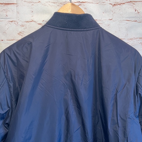 Velvet Graham Spencer windbreaker lined XL pockets full zip blue bomber jacket - Picture 7 of 11